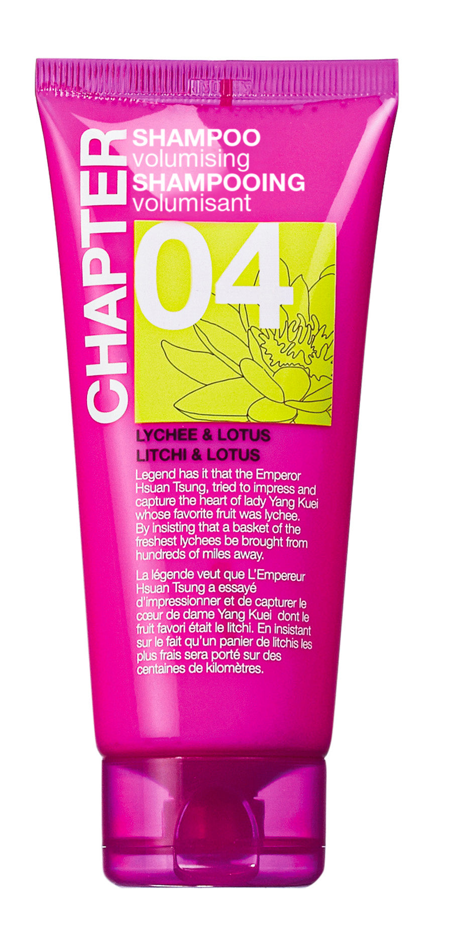 Набір для подорожей 04: гель для душу, лосьйон для тіла, шампунь, крем для рук LYCHEE & LOTUS