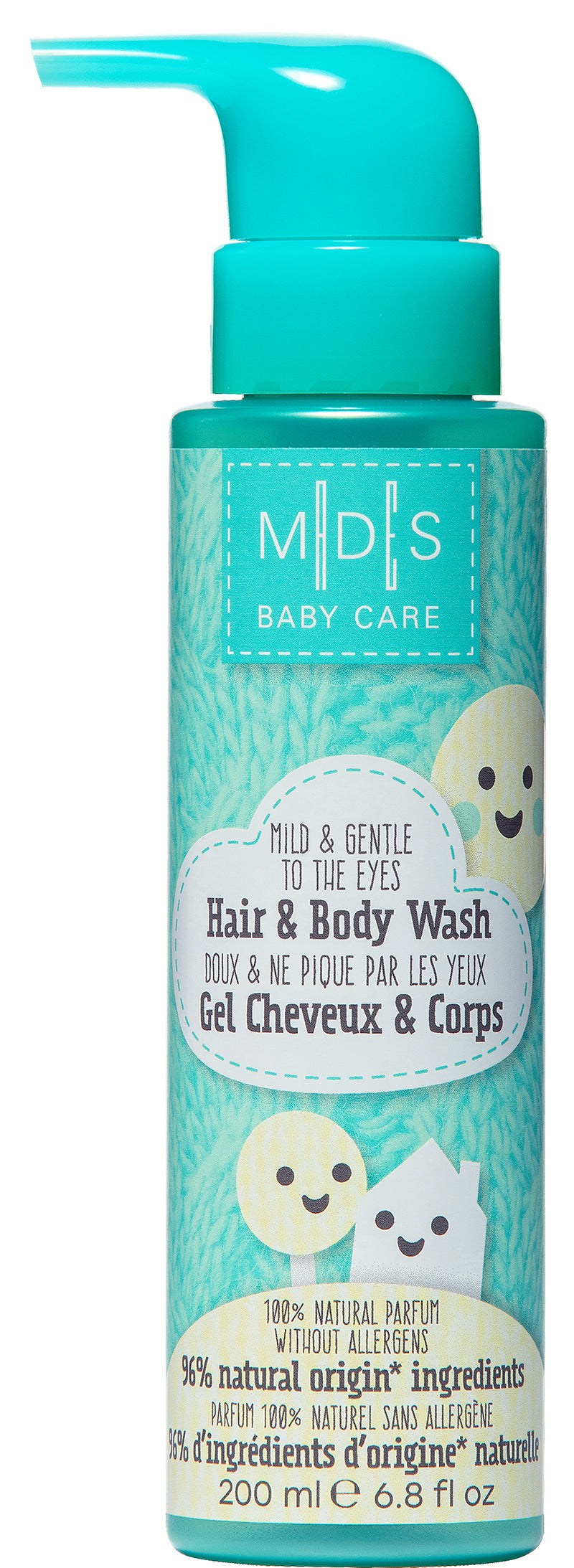 Гелевий засіб для купання 96% - ROSE WATER & OAT EXTRACT