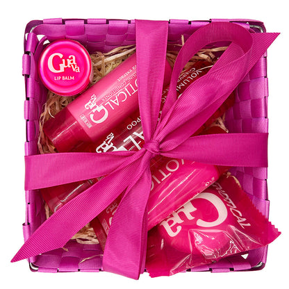 Набір: шампунь, кондіціонер,мило, крем для рук, бальзам для губ EXOTICAL GUAVA