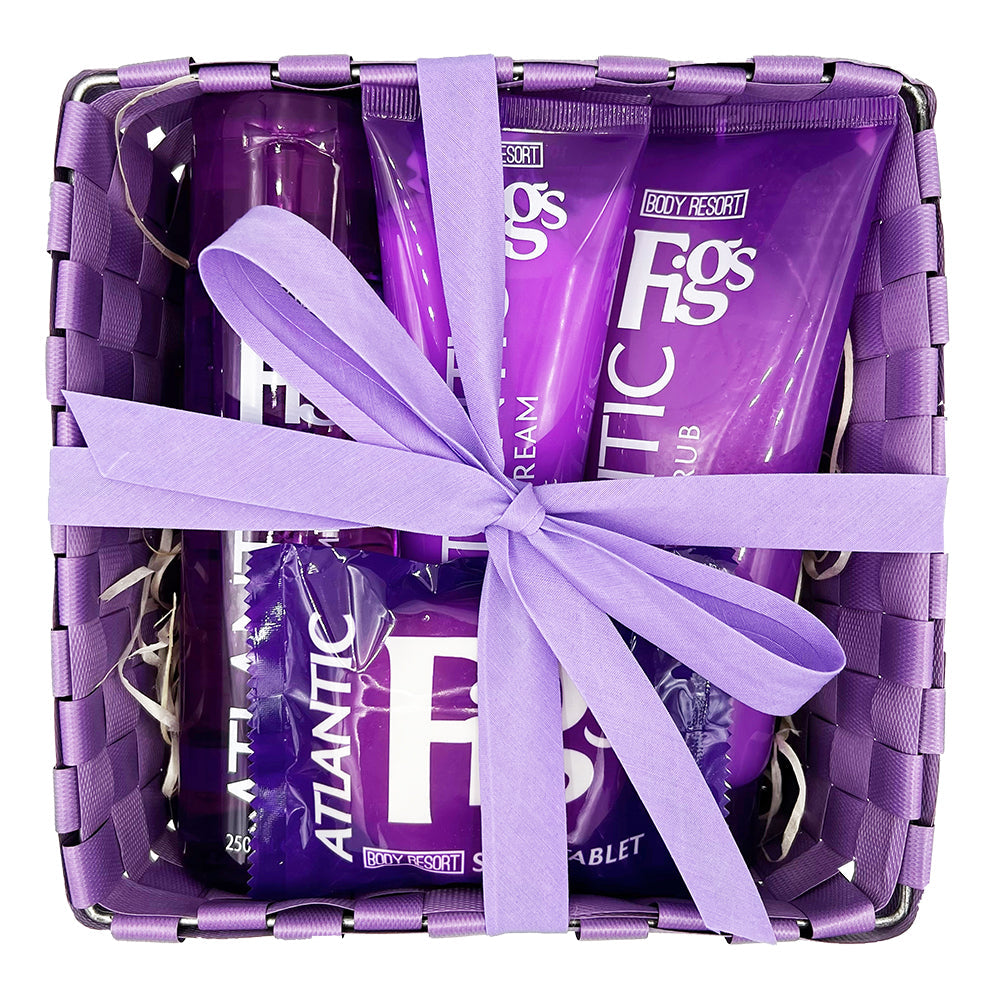 Набір: шампунь, скраб для тіла, мило, крем для рук ATLANTIC FIGS