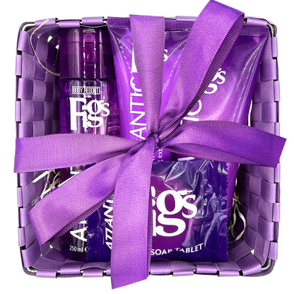 Набір: гель для душу, скраб для тіла, мило, крем для рук ATLANTIC FIGS