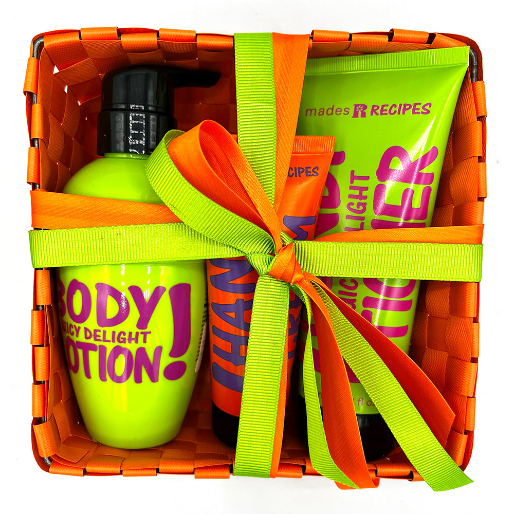 Набір: гель молочко для тіла, крем для рук, кондиціонер JUICY DELIGHT & FRUITY FESTIVAL