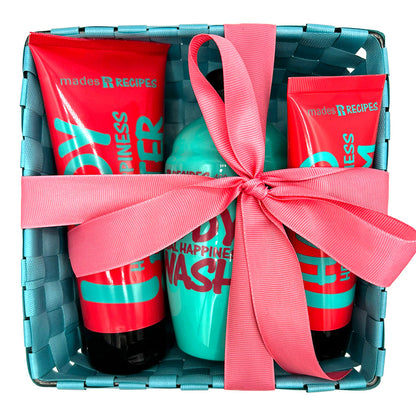 Набір: крем-масло для тіла,к рем для рук, гель для душу HERBAL HAPPINESS