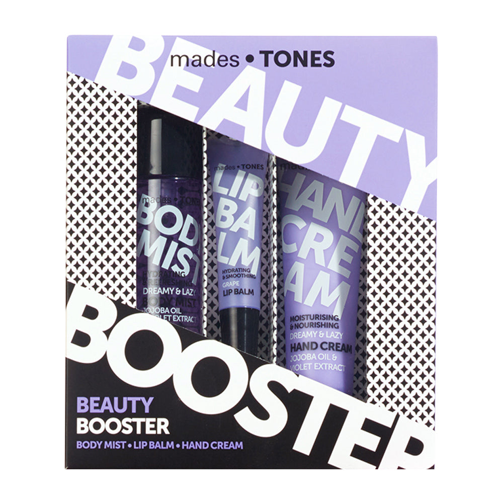 Набір: міст для тіла, бальзам для губ, крем для рук DREAMY & LAZY CHILL VIOLET