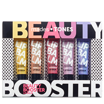 Набір бальзамів для губ: ананас, папайя, кавун, слива, виноград EXOTIC YELLOW