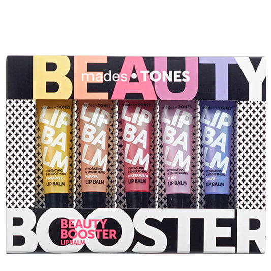 Набір бальзамів для губ: ананас, папайя, кавун, слива, виноград EXOTIC YELLOW