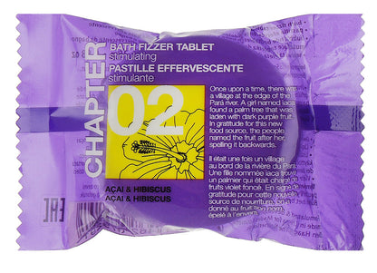 Набір шипучих таблеток для ванни CHAPTER coconut&acai&berry&lychee&peach