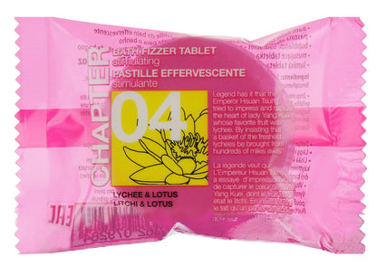 Набір шипучих таблеток для ванни CHAPTER coconut&acai&berry&lychee&peach