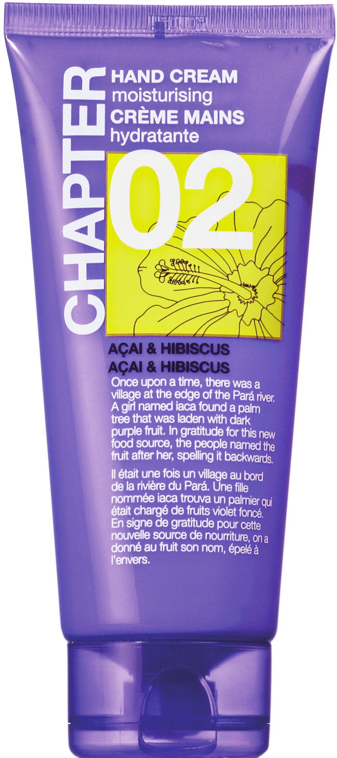 Набір для подорожей 02: гель для душу, лосьйон для тіла, шампунь, крем для рук ACAI & HIBISCUS