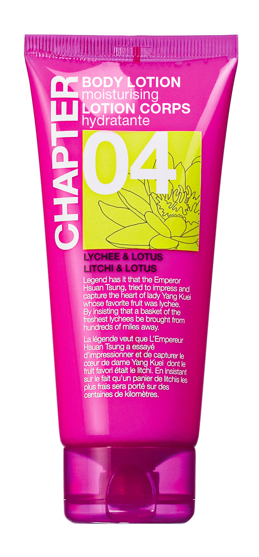 Набір для подорожей 04: гель для душу, лосьйон для тіла, шампунь, крем для рук LYCHEE & LOTUS