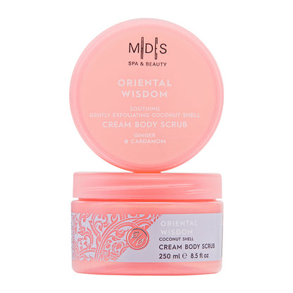 Кремовий скраб для тіла ORIENTAL WISDOM ginger & cardamom