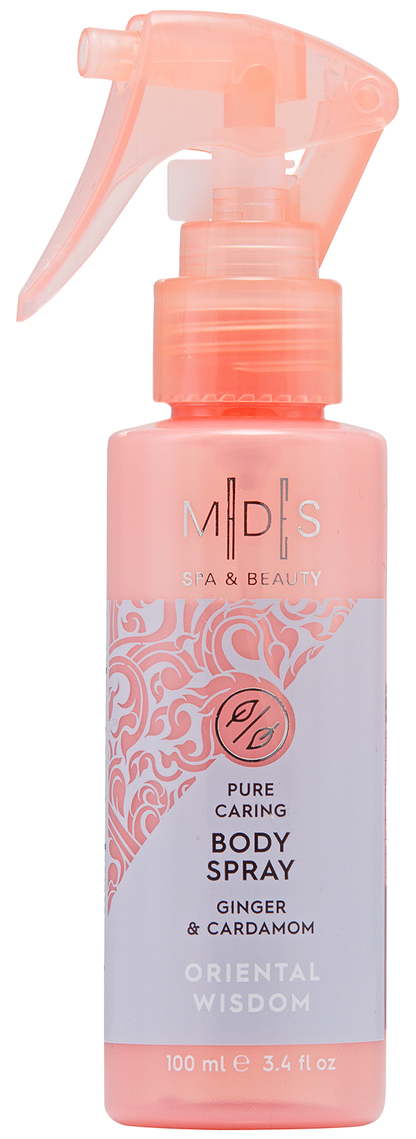 Спрей для тіла ORIENTAL WISDOM aloe vera & ginger & cardamom