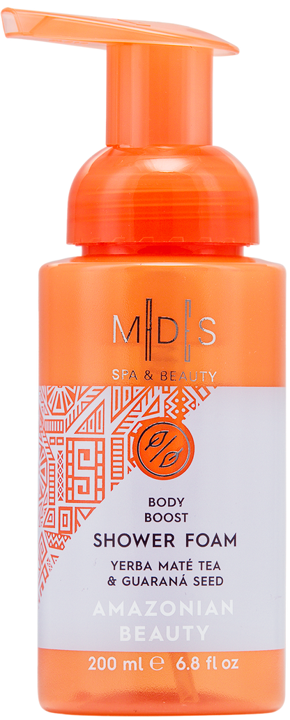 Пінка для душу AMAZONIAN BEAUTY yerba mate tea & guarana seed