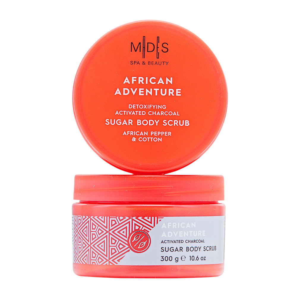 Цукровий скраб для тіла AFRICAN ADVENTURE african pepper & cotton