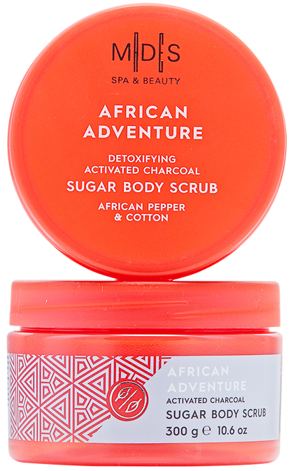Цукровий скраб для тіла AFRICAN ADVENTURE african pepper & cotton