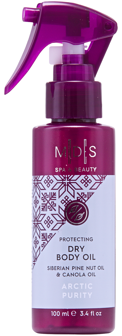 Подарунковий набір: гель для душу, лосьйон для тіла, крем для рук та нігтів ARCTIC PURITY chaga mushroom & bilberry