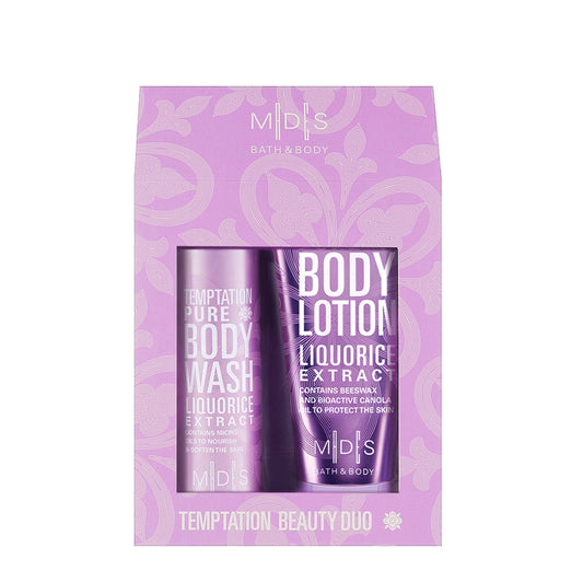 Подарунковий набір: гель для душу, лосьйон для тіла ЛАКРИЦЯ