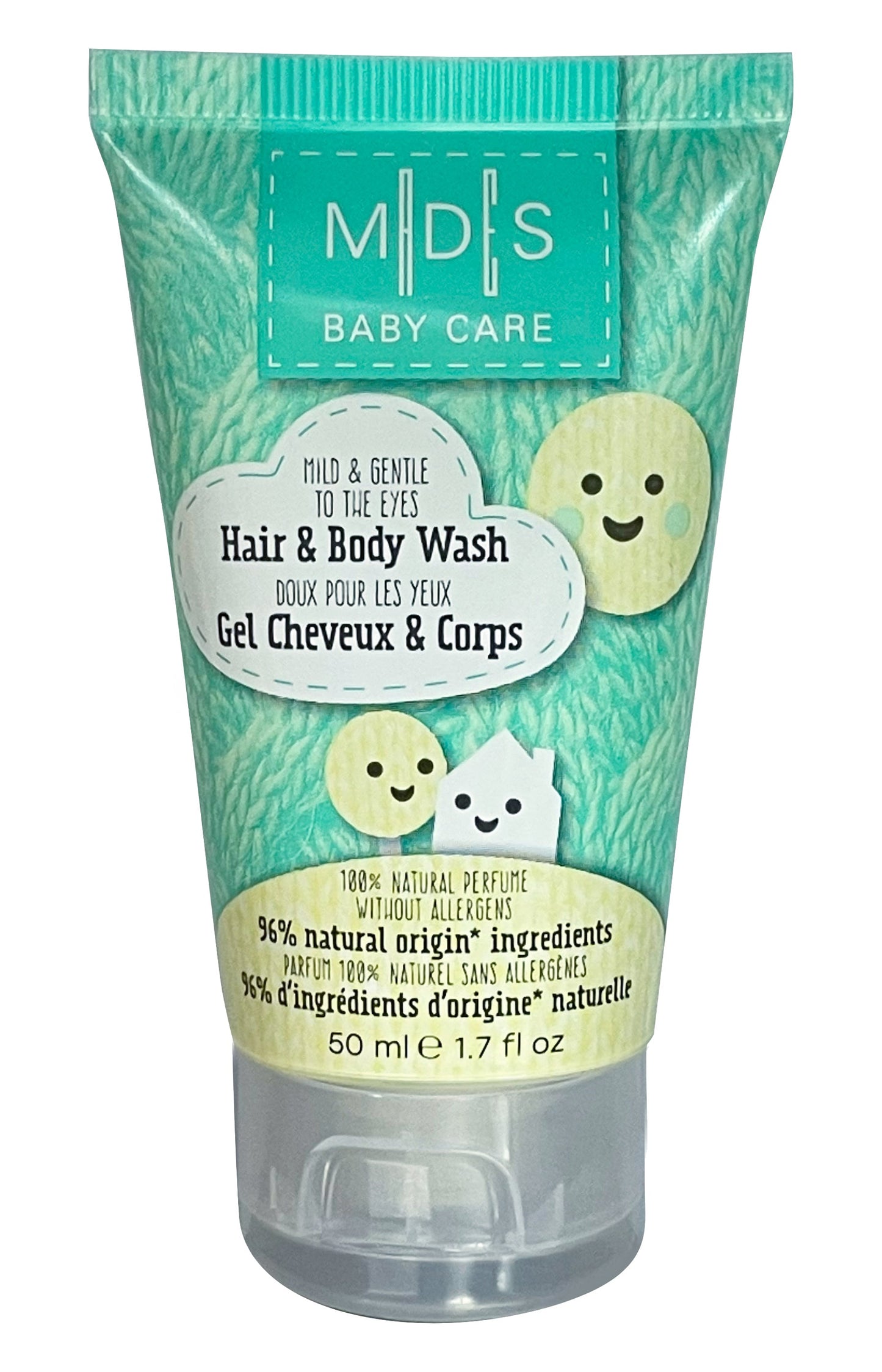 Набір: гель для душу, молочко для тіла, шампунь 99% - ROSE WATER & OAT EXTRACT, PLUM & AVOCADO OIL, CHAMOMILE EXTRACT (BISABOLOL)